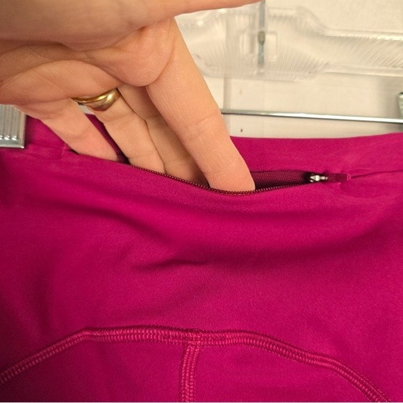 Lululemon Women Swift Speed 2 Legging Luxtreme Magenta Purple Stretch Reflective - Picture 5 of 11